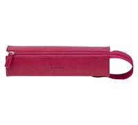 Rhodia Trousse Plumier - 23 x 5 x 5 cm - Ouverture à Plat pour Utilisation en Tant Que Plumier - Simili Cuir - Rangement Stylos, Crayons, Feutres, Petites Fournitures