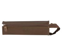 Rhodia Trousse Plumier - 23 x 5 x 5 cm - Ouverture à Plat pour Utilisation en Tant Que Plumier - Simili Cuir - Rangement Stylos, Crayons, Feutres, Petites Fournitures