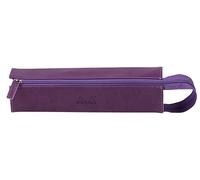 Rhodia Trousse Plumier - 23 x 5 x 5 cm - Ouverture à Plat pour Utilisation en Tant Que Plumier - Simili Cuir - Rangement Stylos, Crayons, Feutres, Petites Fournitures