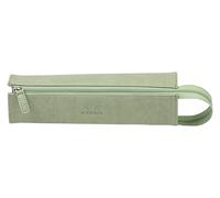 Rhodia Trousse Plumier - 23 x 5 x 5 cm - Ouverture à Plat pour Utilisation en Tant Que Plumier - Simili Cuir - Rangement Stylos, Crayons, Feutres, Petites Fournitures