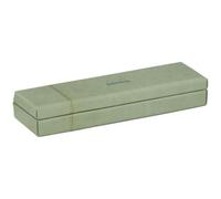Rhodiarama plumier simili cuir italien 21x5,5x3 cm - Céladon