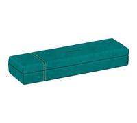 Rhodiarama plumier simili cuir italien 21x5,5x3 cm - Paon
