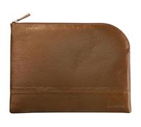 Rhodiarama pochette zippée en simili cuir - taille L (21x28 cm) - Bronze