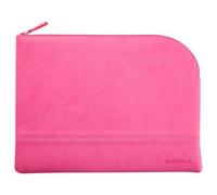 Rhodiarama pochette zippée en simili cuir - taille L (21x28 cm) - Fuchsia