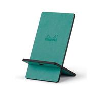 Rhodiarama support pour téléphone mobile simili cuir italien 13x8x8,5 cm - Eau