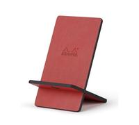 Rhodiarama support pour téléphone mobile simili cuir italien 13x8x8,5 cm - Nacarat