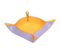 Rhodiarama vide-poche réversible simili cuir italien 12x12x4,5 cm - Iris