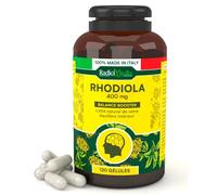 Rhodiola Rosea 500mg 120 Gélules Anti Fatigue Anti Stress Dosage Élevé pour Mémoire Concentration et Cognition Complément Alimentaire Action Tonique Adaptogène RadiciVitalia Made in Italy