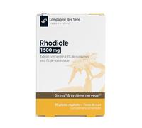 Rhodiole 1 500 mg - Ratio optimal entre rosavines et salidrosides - 1 mois de cure intensive