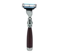 Rhodium rasoir, bois wengé Gillette Mach3