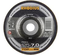 Rhodius 200357 RS24 Disque à ébarber à moyeu déporté Diamètre 125 mm Ø de perçage 22.23 mm Métaux non ferreux 1 pc(s)
