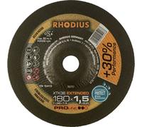 Rhodius 205721 Disque à tronçonner à moyeu déporté 180 mm acier inoxydable, acier