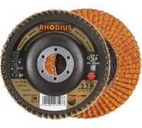 Rhodius 208737 JUMBO LONGLIFE EXTENDED Disque segmenté Grain 40 acier inoxydable, acier 10 pc(s)