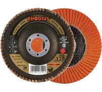 Rhodius 208738 JUMBO LONGLIFE EXTENDED Disque segmenté Grain 60 acier inoxydable, acier 10 pc(s)