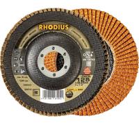 Rhodius 208741 JUMBO LONGLIFE EXTENDED Disque segmenté Grain 60 acier inoxydable, acier 10 pc(s)