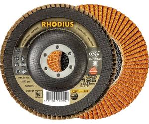 Rhodius 208741 JUMBO LONGLIFE EXTENDED Disque segmenté Grain 60 acier inoxydable, acier 10 pc(s)
