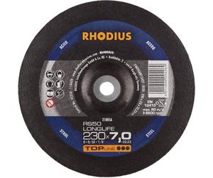 Rhodius 210056 RS50 LONGLIFE Disque à ébarber acier, Fonte 10 pc(s)