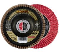 Rhodius 210183 LSK FK Disque segmenté Diamètre 125 mm Ø de perçage 22.23 mm Grain 60 acier inoxydable