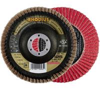 Rhodius 210184 LSK FK Disque segmenté Diamètre 125 mm Ø de perçage 22.23 mm Grain 80 acier inoxydable 1 pc(s)