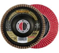 Rhodius 210249 LSK FK Disque segmenté Diamètre 115 mm Ø de perçage 22.23 mm acier inoxydable