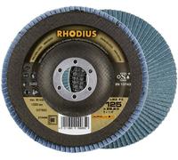 Rhodius Disque à lamelles LSZ F3 210484 – 125 x 22,23 mm – P80 – 1 pc