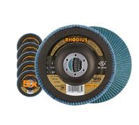 Rhodius 210484 Rhodius LSZ F3 Disque à lamelles 125 x 22,23 - P80 Ø 125 mm 1 pc(s)