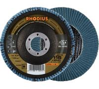 Rhodius 210593 LGZ F3 Disque segmenté Grain 80 acier inoxydable, acier 10 pc(s)