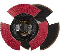 Rhodius 210654 VISION SPEED Disque segmenté Diamètre 115 mm Ø de perçage 22.23 mm Grain 80 acier inoxydable 1 pc(s)