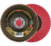 Rhodius - Disque à lamelles - TOPLINE JUMBO SPEED PACK - 125 x 22,23 mm - Grain 40 G - Pack de 5