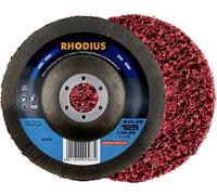 Rhodius 211317 Feutre de nettoyage HD Rhodius SVS 125 x 22,23 mm, acier coudé Diamètre 125 mm 3 pc(s)