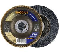 Rhodius 211327 Disque segmenté Diamètre 115 mm Ø de perçage 22.23 mm Grain 40 acier inoxydable, acier