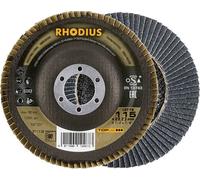 Rhodius 211329 Disque segmenté Diamètre 115 mm Ø de perçage 22.23 mm Grain 80 acier inoxydable, acier