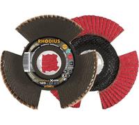 Rhodius 211404 VISION SPEED X-LOCK Disque segmenté Grain 40 acier inoxydable, acier, Métaux non ferreux 10 pc(s)