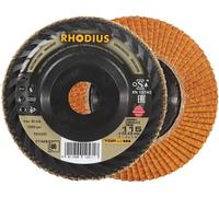 Rhodius 211409 JUMBO LONGLIFE TRIM Disque segmenté Grain 80 acier inoxydable, acier 10 pc(s)