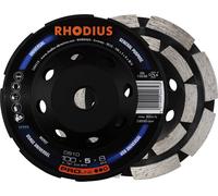 Rhodius 302927 Rhodius DS10, meule diamantée 100 x 5,0 x 8,0 x M14 mm, meule diamantée, Proline, pour béton DS10 1 pc(s)