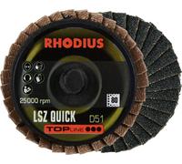 Rhodius 303932 LSZ QUICK Disque segmenté acier inoxydable, acier, Métaux non ferreux 10 pc(s)
