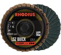 Rhodius 303933 LSZ QUICK Disque segmenté acier inoxydable, acier, Métaux non ferreux 10 pc(s)