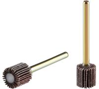 Rhodius 305103 RHODIUS FS MINI, 10 meuleuses à Rhodius 10 x 10 x 3,0 mm, Korn 120, Topline, pour acier inoxydable, acier, bois 10