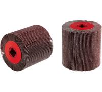 Rhodius 305197 Rhodius LW, rouleaux à lamelles 100 x 100 x 19,00 mm, grain 60, Topline, pour acier inoxydable, acier, bois 1 pc(s)