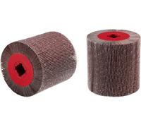 Rhodius 305198 Rhodius LW, rouleaux à lamelles 100 x 100 x 19,00 mm, grain 80, Topline, pour acier inoxydable, acier, bois 1 pc(s)