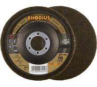 Rhodius 305299 Rhodius VKSG WS, 2 disques compacts non-tissés 115 x 22,23 mm, droits, 4S-very fine, Topline, Made in Germany