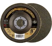 Rhodius 305307 Rhodius VKSS WS, 2 disques compacts non-tissés 115 x 22,23 mm, en biais, 4S-very fine, Topline, Made in Germany