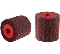 Rhodius 305359 Rhodius VW, rouleaux non tissés 100 x 100 x 19,00 mm, fine, Topline, pour acier inoxydable, acier, métaux non