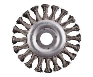 RHODIUS Brosse circulaire en acier Rhodius SRBZ avec fils d'acier torsadés pour meuleuses angulaires, 125 x 13 x 28 x 22,23 mm Quantité:1