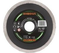 Rhodius Disque de tronconnage diamant - ALPHALINE - DG50 - 115 X 7,0 X 1,6 X 22,23mm G