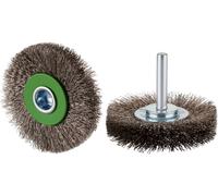 Rhodius ERBW, 10 brossette ronde 60 x 12 x 15 x 6,0 mm, ondulée, Topline, pour acier inoxydable, acier, métaux non ferreux ERBW