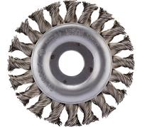 Rhodius ERBZ, brosse ronde 115 x 12 x 23 x 22,23 mm, avec zoom, Topline, Made in Germany, pour acier inoxydable, acier ERBZ