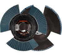 RHODIUS PROline VISION PRO Disque à lamelles 125 x 22,23 mm K60 10 pces