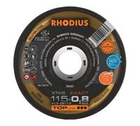 RHODIUS RHODIUS BRAINTOOLS XTK8 EXACT Disque de coupe extra fin 115 x 0,8 x 22,23 mm Quantité:50