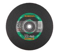 RHODIUS Rhodius disque à tronçonner performant FT40 pour utilisation sur machines à tronçonner à essence et électriques, 300 x 3,0 x 20,00 mm Quantité:25